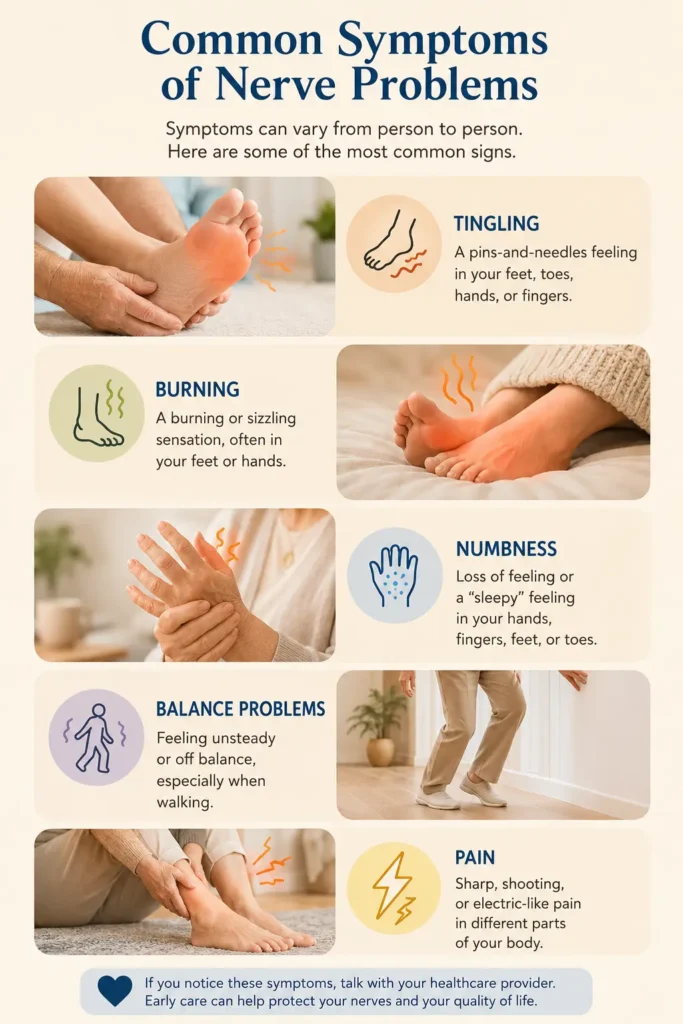 Common PN symptoms guide